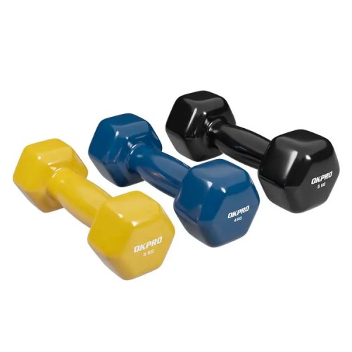 Гантель виниловая 3 кг OKPRO OK1001A