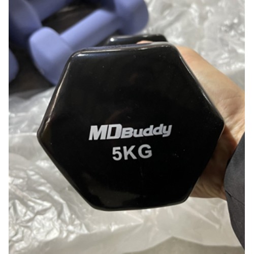 Гантель виниловая MD Buddy MD2024 5 кг