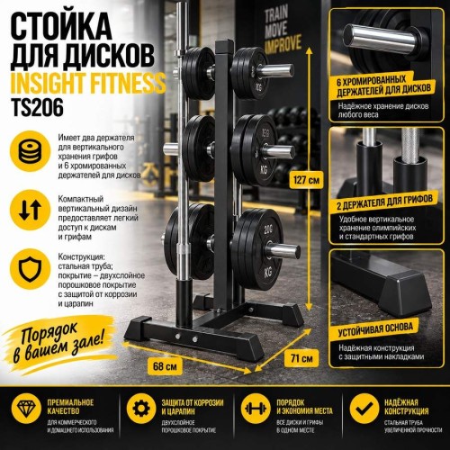 Стойка для дисков Insight Fitness TS206