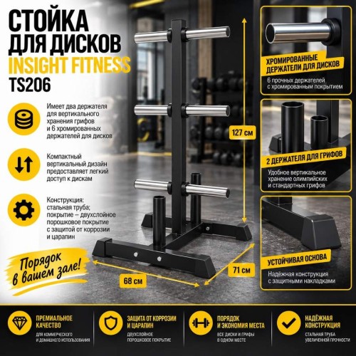 Стойка для дисков Insight Fitness TS206