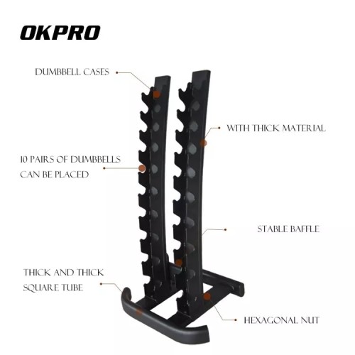 Стойка для гантелей OKPRO OK0017A