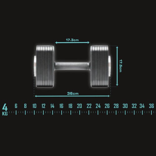 Гантель наборная 4-32 кг Vertex FT-32