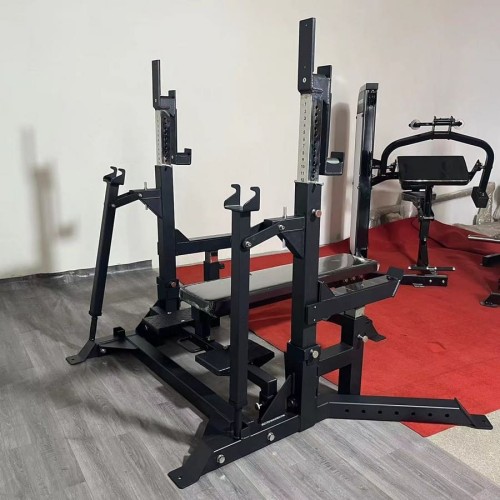 Стойка для приседаний со скамьей OKPRO OK0043L-2