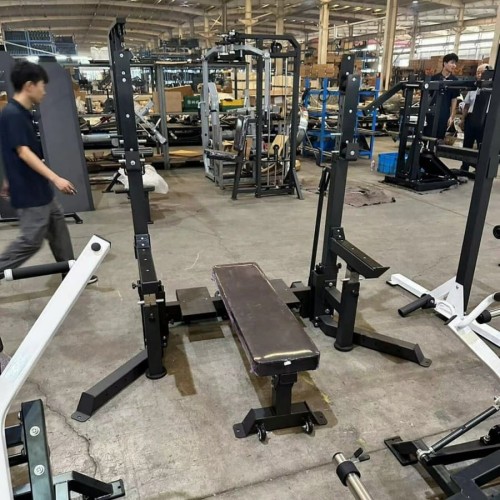 Стойка для приседаний со скамьей OKPRO OK0043L-2