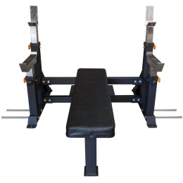 Скамья для жима лежа со страховочными упорами OKPRO OK9136B