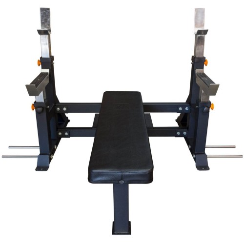 Скамья для жима лежа со страховочными упорами OKPRO OK9136B