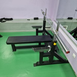 Скамья для жима лежа со страховочными упорами OKPRO OK9136B