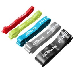 Резиновая петля тренировочная M (3,20 см) длинная MD Buddy MD1353 голубая