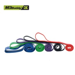 Резиновая петля тренировочная XS (1,3 см) длинная MD Buddy MD1353 красная