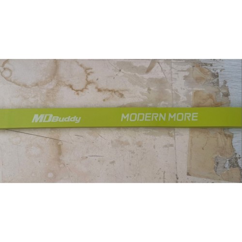 Резиновая петля тренировочная S (2,2 см) длинная MD Buddy MD1353 салатовая