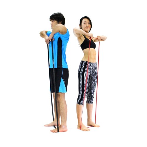 Резиновая петля тренировочная XS (1,3 см) длинная MD Buddy MD1353 красная