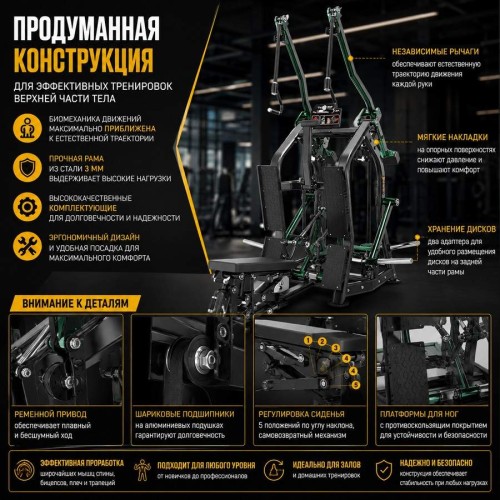 Верхняя и нижняя тяга Insight Fitness BL38
