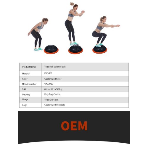 Балансировочная платформа Bosu (полусфера) OKPRO OK1201D