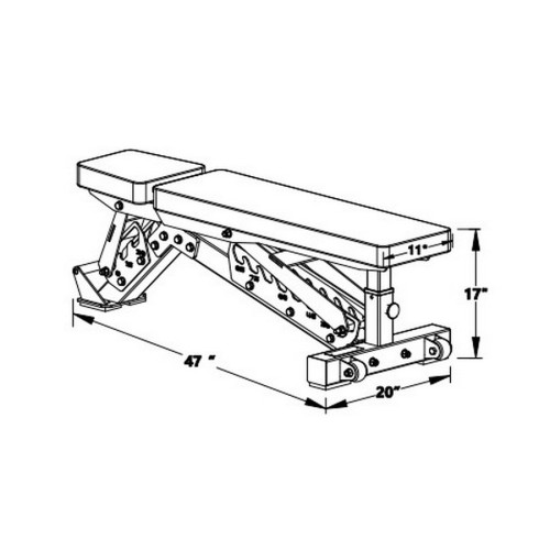 Скамья универсальная OKPRO OK9105B