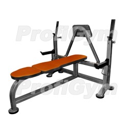 Скамья для жима лежа со страховочными упорами и упором для партнера ProfiGym СК-0050-H