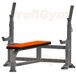 Скамья-стойка для жима лежа со страховочными упорами ProfiGym СК-0040-H