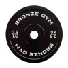 Диск калиброванный BRONZE GYM для пауэрлифтинга черный 2,5 кг