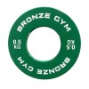 Диск калиброванный BRONZE GYM для пауэрлифтинга зеленый 0,5 кг