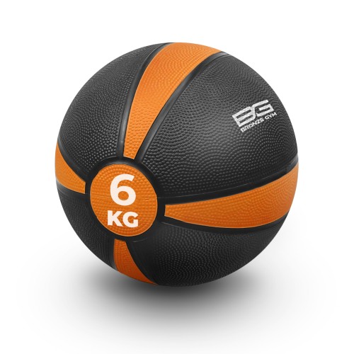 Медбол резиновый BRONZE GYM, 6 кг