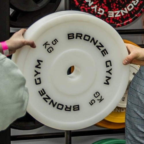 Диск олимпийский BRONZE GYM тренировочный 5 кг