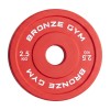 Диск олимпийский BRONZE GYM тяжелоатлетический красный 2,5 кг