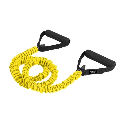 Эспандер трубчатый в рукаве BRONZE GYM, слабое сопр