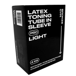 Эспандер трубчатый в рукаве BRONZE GYM, слабое сопр