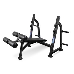 Скамья для жима с отрицательным наклоном BRONZE GYM BR-1013