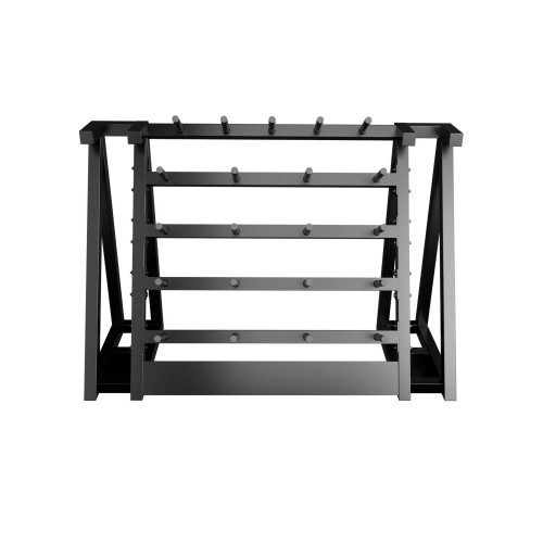 Стойка для хранения штанг для аэробики (бодипампов) BRONZE GYM 190х55х128, на 20 шт