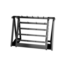 Стойка для хранения штанг для аэробики (бодипампов) BRONZE GYM 190х55х128, на 20 шт