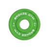 Диск олимпийский BRONZE GYM тяжелоатлетический зеленый 1 кг