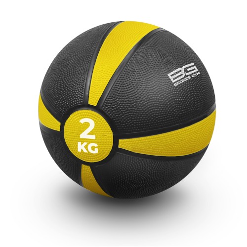 Медбол резиновый BRONZE GYM, 2 кг