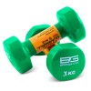 Гантели для аэробики виниловые BRONZE GYM, 3 кг, пара