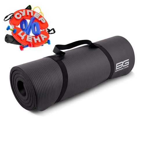 Коврик для фитнеса BRONZE GYM 173x61x1,5 см