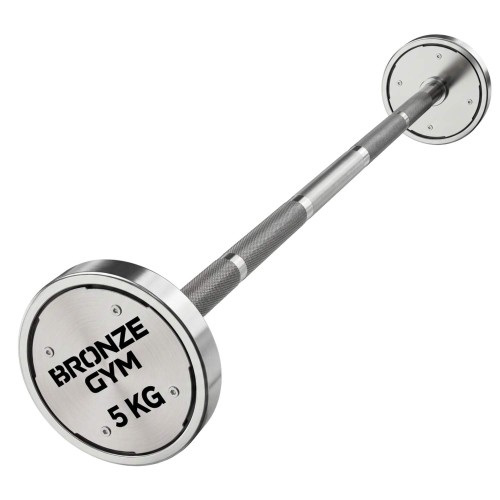 Набор стальных штанг BRONZE GYM, 5-50 кг - 10 шт, шаг 5 кг