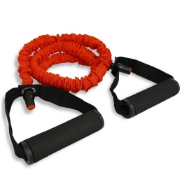 Эспандер трубчатый в рукаве BRONZE GYM, сильное сопр