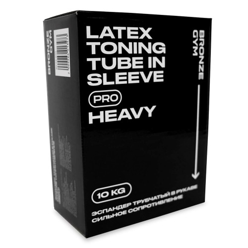 Эспандер трубчатый в рукаве BRONZE GYM, сильное сопр