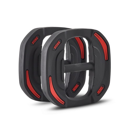 Памп-штанга для аэробики 19,8 кг c двумя дополнительными дисками по 5 кг REBEL