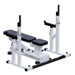 Скамья для жима регулируемая со стойками JAGUAR-SPORT AR004