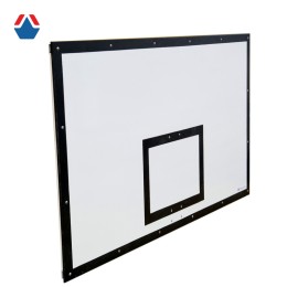 Щит баскетбольный игровой 1800х1050 на раме ФАНЕРА 12 мм цвет разметки ЧЕРНЫЙ