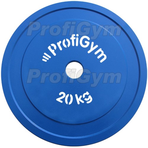 Диск стальной «Powerlifting» с полимерным покрытием Profigym 20 кг