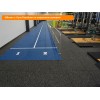 Резиновая плитка Gym Space со встроенными замками 990х990 мм с рельефным основанием, плотность 900 кг/м3