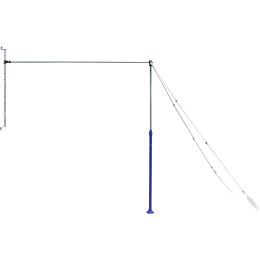 Перекладина гимнастическая на растяжках JAGUAR-SPORT, пристенная