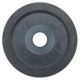 Диск для штанги олимпийский Profigym 5 кг, черный