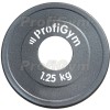 Диск стальной «Powerlifting» с полимерным покрытием Profigym 1,25 кг