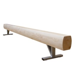 Бревно гимнастическое L=3000 на низких металлических опорах