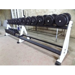 Гантельный ряд JAGUAR-SPORT 2,5-25 кг, 10 пар (шаг 2,5 кг)