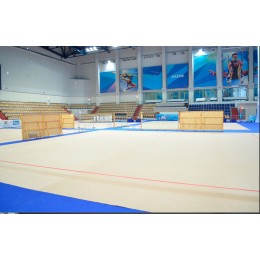 Соревновательный ковер для художественной гимнастики, размер 10х10м. толщина 10мм