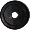 Диск обрезиненный JAGUAR-SPORT черный "Classic" D-26, 1 кг