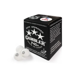 Мячи для настольного тенниса GAMBLER P40+ BALL - 36 PACK